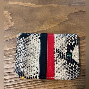 Clare V. Card Case Kaleidoscope Snake